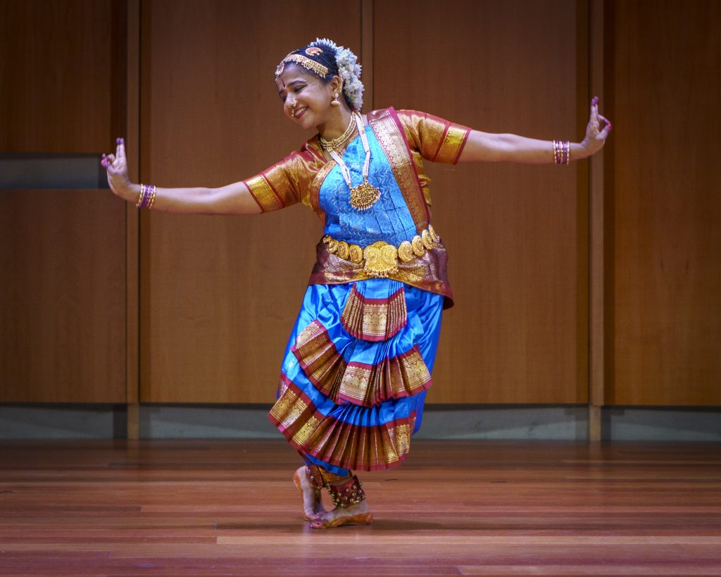 Anuradha Blue Bharatanatyam