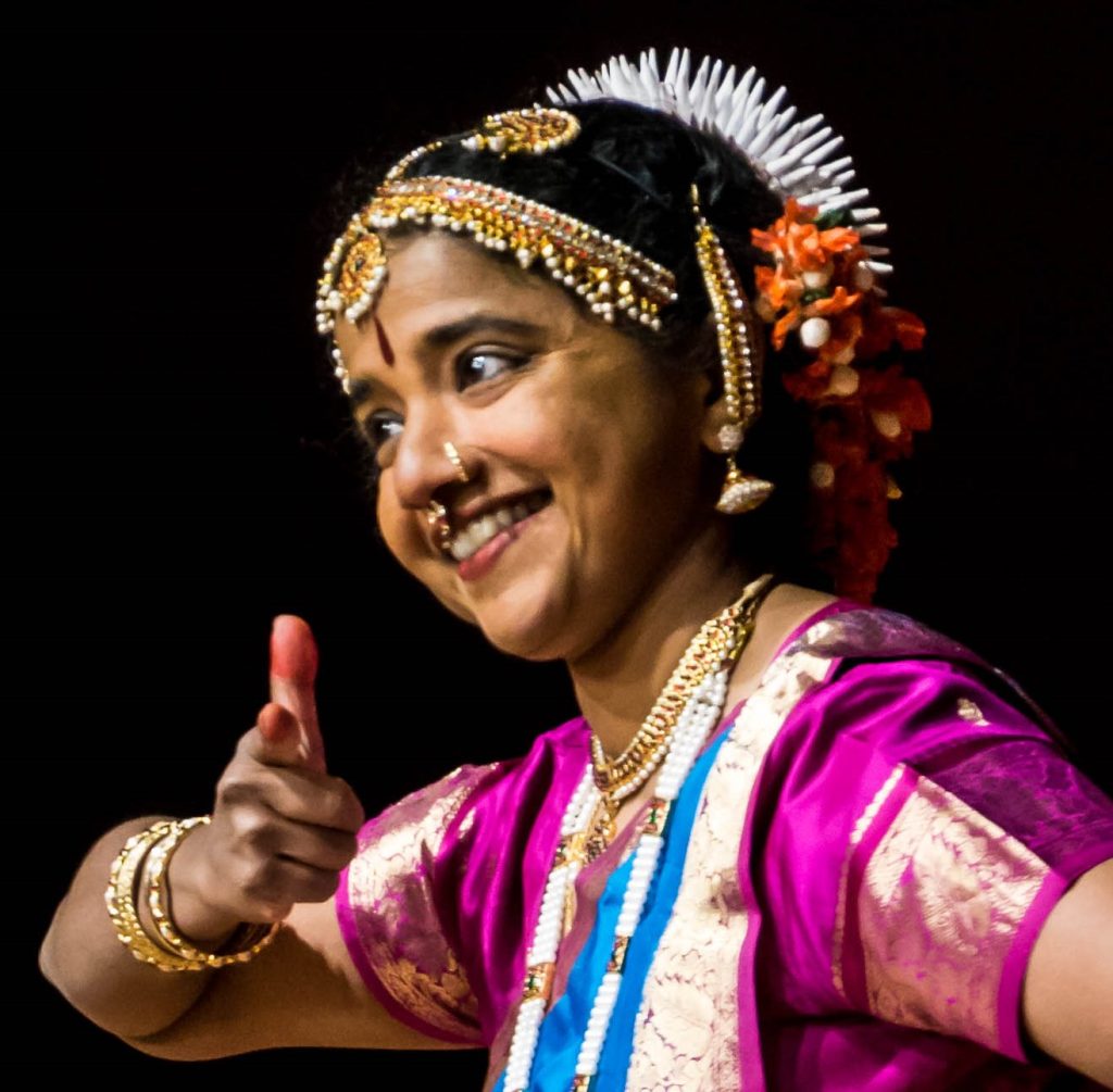 Anuradha smile Bharatanatyam